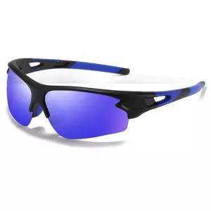 자전거 고글 스포츠 라이딩 편광 선글라스 블루