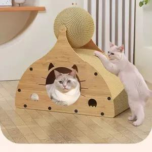 고양이 숨숨집 사이잘삼 스크래쳐 볼 하우스 캣타워