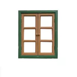 가짜 창문틀 엔틱 우드 소품 벽장식 감성 소형 레트로