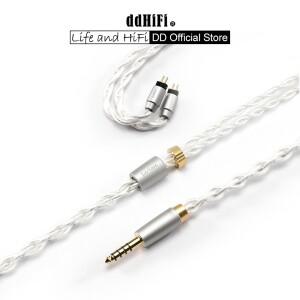 DD ddHiFi BC120S 4.4 밸런스드 이어폰 업그레이드 케이블(표면 케이블 제공) 0.78 2핀 커넥터 포함