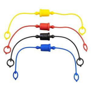 유압 퀵 커플러 수형 더스트 캡  암형 플러그 커버 고무 캡/플러그 4 세트