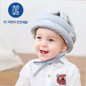 [원오안전] 머리쿵 머리보호대 유아 안전모 사이즈조절 아기 순면   (본품)