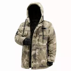 밀리터리점퍼 야상 기모 방한복 야외 빅사이즈 방수 겨울 후드 전술자켓 남성 잠바 점퍼 작업