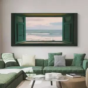 창문그림 액자 카페 레스토랑 풍경화 현관 바다 거실