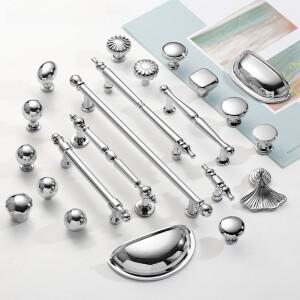 프랑스 스타일 캐비닛 도어 핸들 미니 소형멀리스트  주방  서랍 단일 구멍 옷장 가구 하드웨어