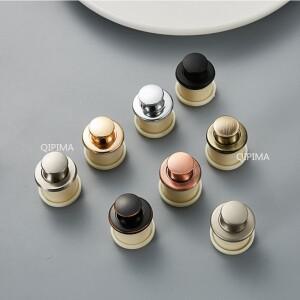 캐비닛 푸시 용수철 손잡이 단추 모던 옷장 당기기 미니 소형멀리스트 보이지 않는 서랍 임베디드 핸들 1