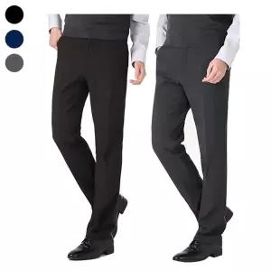 남자 겨울 따스한 허리 밴딩 캐주얼 면바지 슬랙스 LV-L-PT-701