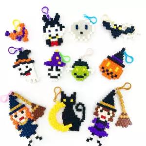 사신 툭툭블럭 5개만들기수업 미술 해골 할로윈키링 5개 유치부