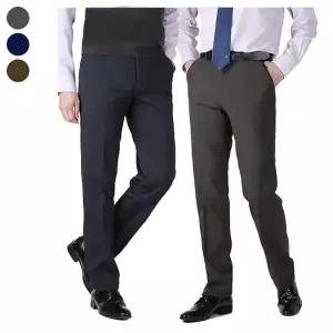 남자 겨울 기모 본딩 스판 캐주얼 면바지 슬랙스 LV-L-PT-714