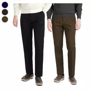 남자 겨울 기모 안감 골프 슬랙스 캐주얼팬츠 면바지 LV-L-PT-41