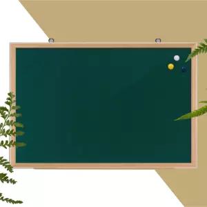 물칠판 자석 칠판 붙이는 칠판 백묵 메플 묵 60x90