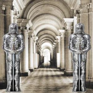 리드마다 나이트 파티 풍선 중세 성 장식 용 테마 생일 할로윈을 위한 알루미늄 호일 2팩 공급