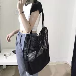 그물 망사 비치백 네트백 여름 가방 패션 숄더백 LgM6+5yYP