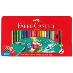 수채 ZO91IB20 115964 색연필 60색 케이스 파버카스텔 틴