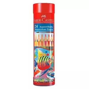 파버카스텔 ZP62QG28 수채 색연필 24색 원형케이스