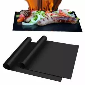 바베큐 화로대 그릴매트 유리섬유 2매 고기불판 고기매트