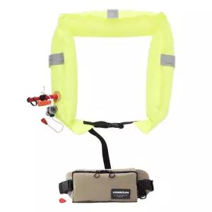 벨트형 부력 자동 풍선 허리구명조끼 바다낚시 휴대용