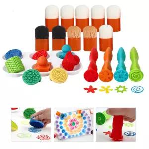 엄마표 유아미술 스탬프도장 찍기놀이 스템프세트 소근육발달 장난감