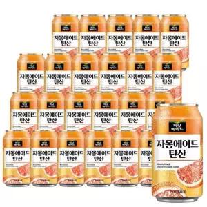 미닛메이드 탄산 자몽에이드 캔음료 355ml 24개 GST