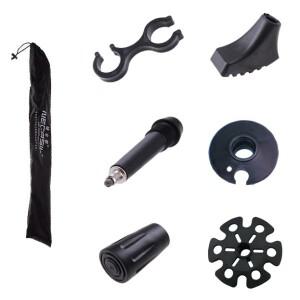 트레크 폴 바스켓 예비 부품 액세서리 하이킹 망원경 스틱 북유럽 산책 캠프 스키 발 목발 바 가방 진흙 눈