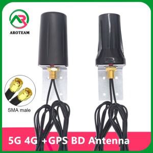 삼중 주파수 GPS BD 5G LTE 3G GSM 4G 15dbi 28DBI 옴니 캐비닛 안테나 신호 부스트 SMA용 야외 방수 공중