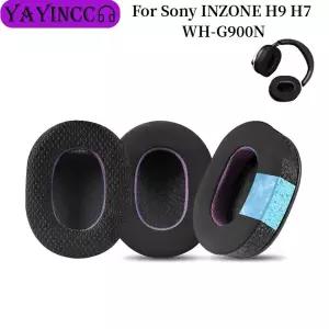 소니호환 INZONE H9 H7 WH-G900N 이어 패드 스폰지 소프트 폼 쿠션 교체 액세서리 용 이어폰 메쉬 패브릭