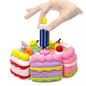 파티용케익 촛불블록 유아 역할놀이완구 장난감피자 유치원