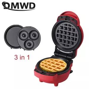 110V/220V 다기능 와플 케이크 메이커 비 스틱 프라이팬 미니 오믈렛 계란 버거 도넛 베이커 양면 가열