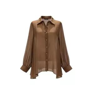 [롯데백화점]더아이잗컬렉션 시스루 카라 블라우스 CS4E0BL411