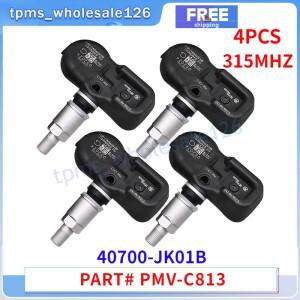 4PCS 타이어 압력 모니터 센서 PMV-C813 2009 인피니티 EX35 G37 2012-2013 Nissan Rogue TPMS 315MHZ 4070