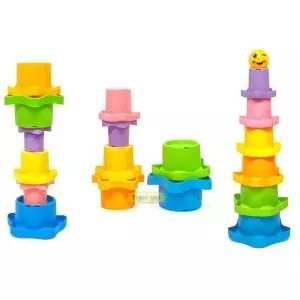 크기별 컵쌓기 집중력 EQ발달 유아교구 유치원 블록완구 창의놀이