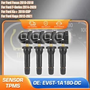 포드 포커스 용 14PCS 쿠가 F-시리즈 Ka + TPMS 센서 타이어 압력 모니터 EV6T-1A180-DC 433 MHz 부품