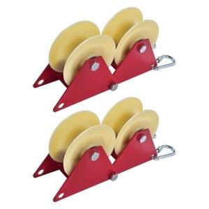 소재의 수동 도르래 로프 높이 리프팅 작업실 절약 벽 코너 휠