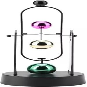 ZJChao 영구 모션 머신 전자 스윙 모델 아트 크래프트 장식 밸런스 볼 사무실 책상 과학 홈 데코