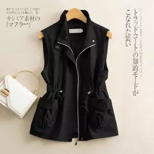 솔저스여성 쇼트 조끼 봄가을 캐주얼 야상 나시 OPH3