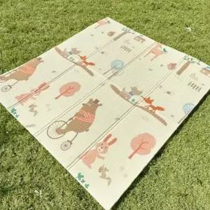 접이식 피크닉매트 쿠션감 방수 푹신한 야외 두꺼운 깔개 있는 매트 휴대용 돗자리