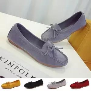 봄 가을 편한신발 필수템 스웨이드 모카신 플랫 단화 여자신발 플랫 플랫슈즈 굽낮은구두