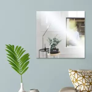 안전거울 거울 40X40cm 안전 벽걸이거울 붙이는 아크릴 벽에