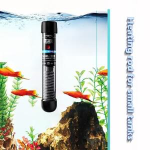 어항 가열봉 소형 자동 온도 조절기 전투어 물고기 거북이 수족관 저수위 미니 히터