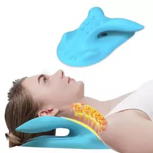 건강 방수 지압 휴게실 목베개 컴팩트 마사지 일자목 베개 어깨