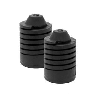 사이퍼페어 2 PCS 후드 범퍼 스톱 고무, 우수한 탄성 충격 흡수 쿠션 스토퍼, OEM # 90541-15019 수정, 하이랜더 롱팡 코롤라 툰드라 러너(블랙)와 호환 가능