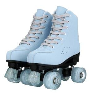 여성용 YYW 롤러 펑키 아웃도어 가죽 남성용 스케이트와 프린트 스케이트 레오파드