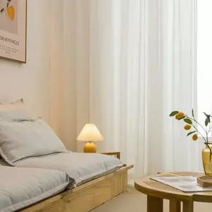 거실 핀형 쉬폰 거실속 나비 비암막쉬폰 길이조절 나비쉬폰