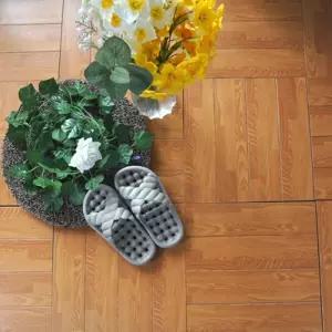 조립식마루 매트 국산 우드16P+마감재8P 추천 애견카페 유치원 화장실 거실 옥상