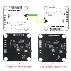 비디오 스크램블러 암호화 및 해독 모듈 TX / RX 액세서리용
