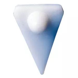 SP 벨아트 스핀반 테플론 삼각형 자기 교반봉; 5.6 x 9.6 4.8mm 1ml 바이알에 맞습니다 흰색 (F37134-0000)