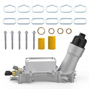 926-959 지프 체로키 랭글러 JK, 크라이슬러 300 퍼시피카, 닷지 듀랑고 여정 충전기 챌린저 그랜드 카라반용 알루미늄 엔진 오일 쿨러 필터 하우징 어댑터, 램 프로마스터 1500 2500 3500 3.6L