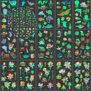 쌍문상회 타투스티커 마스크데코 문신 페이스페인팅 헤나 야광