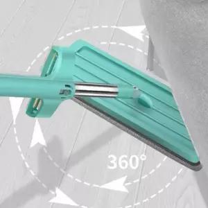 밀대 청소 회전 걸레 막대 세척 물밀대 자동 극세사 노터치