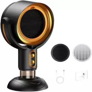 실내 흡연용 퍼프하이드 연기 정화기 분리형 팬 및 세척 가능한 필터가 있는 휴대용 레인지 후드 바비큐용